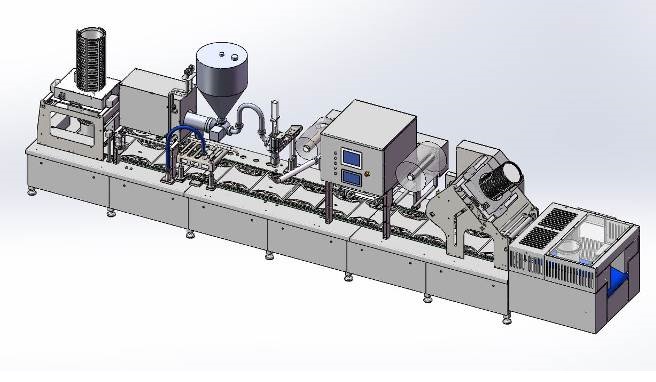 Spec Layout of custom filling sealing line